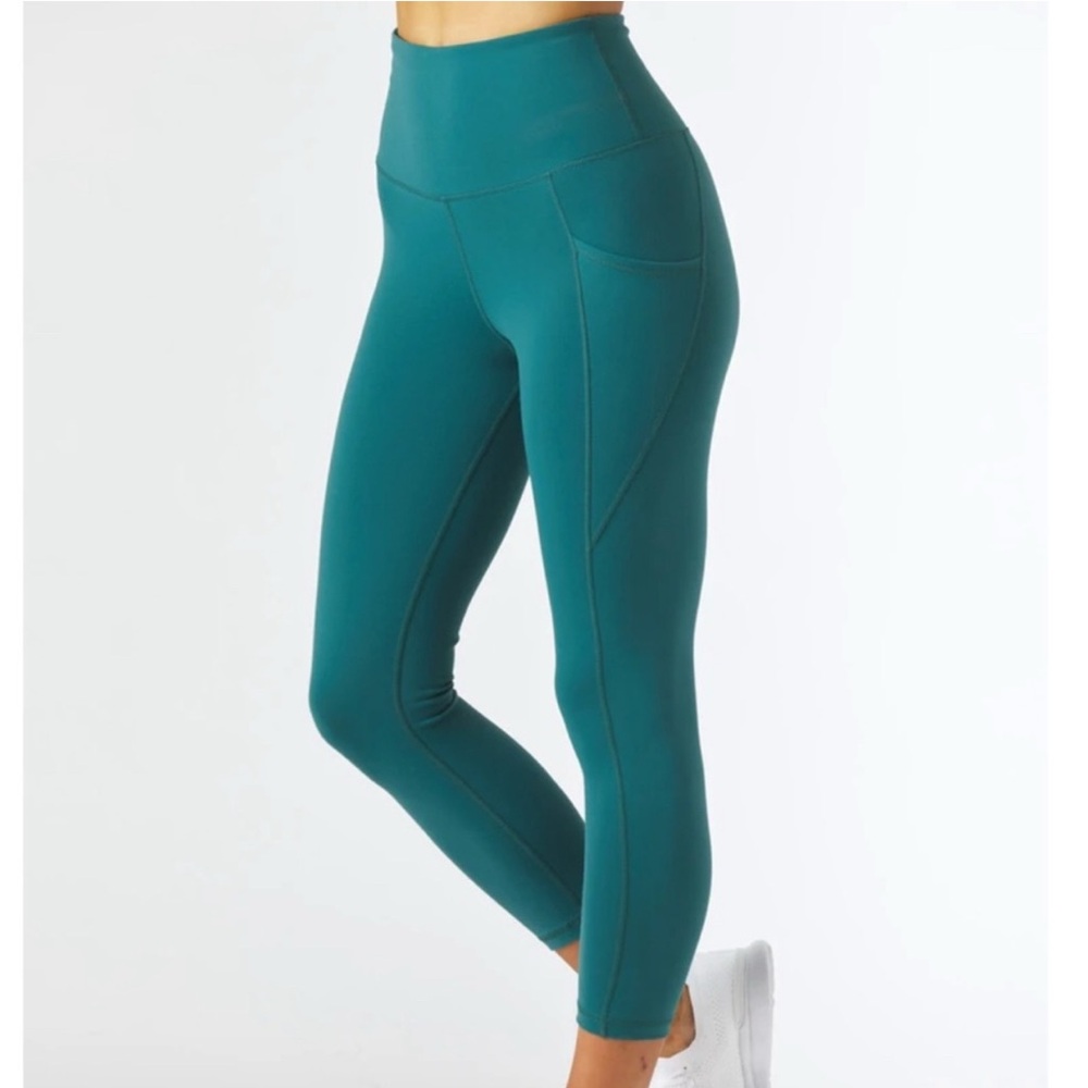 Glyder BEAM 7/8: EVERGREEN Teal Turquoise Leggings